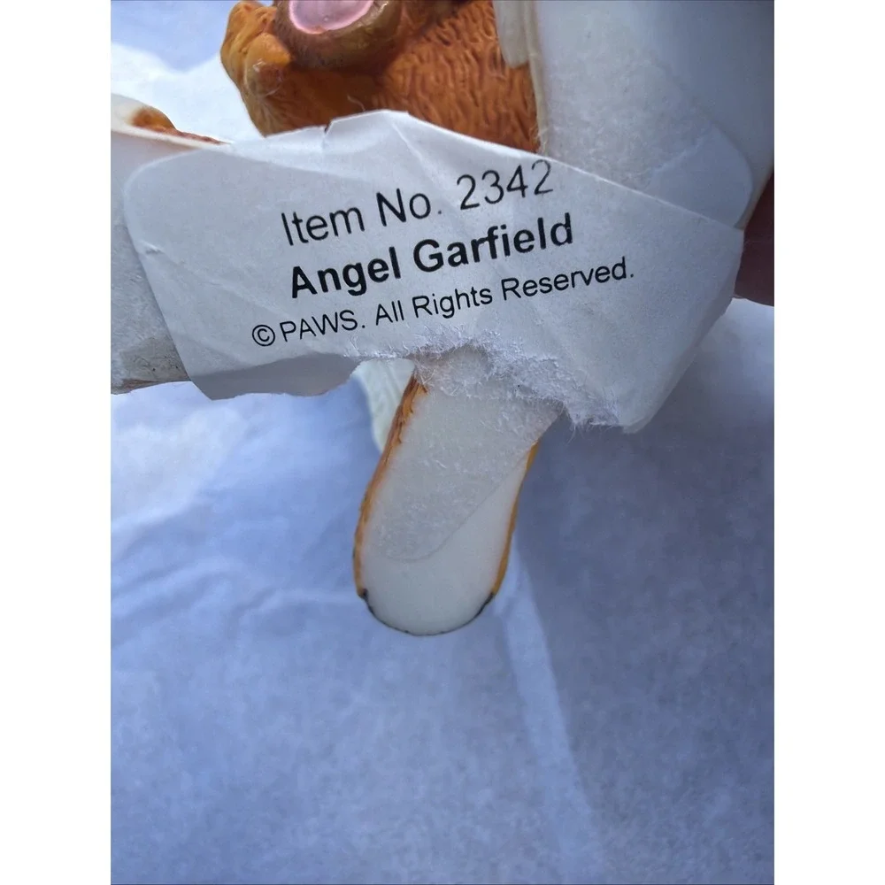 GARFIELD Pooky Westland Vtg 2342 PAWS Figurine Angel 4